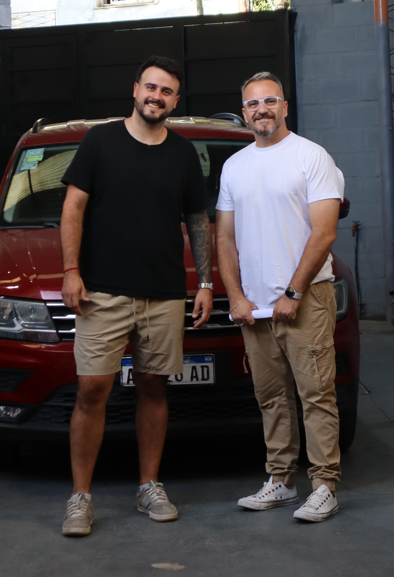 Ramiro y Cristian, hermanos fundadores de Baires Automotores